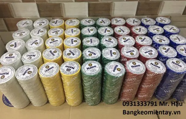 Băng Keo Điện (Nano) Đây đủ Màu Kích Thước